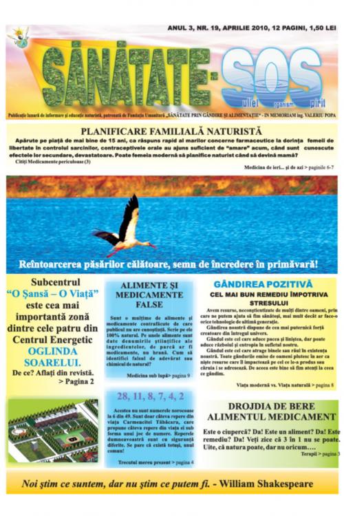 Revista Sănătate SOS - Nr 19 - Aprilie 2010