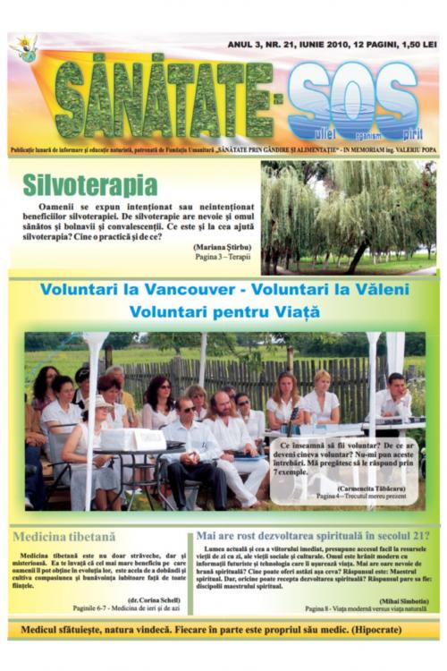 Revista Sănătate SOS - Nr 21 - Iunie 2010