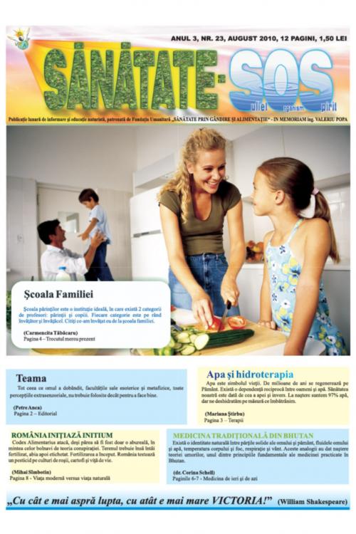 Revista Sănătate SOS - Nr 23 - August 2010